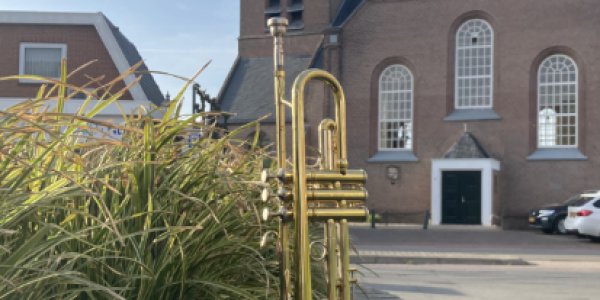 Foto: Paasliederen vanaf Kerktoren Dorpskerk Oldebroek